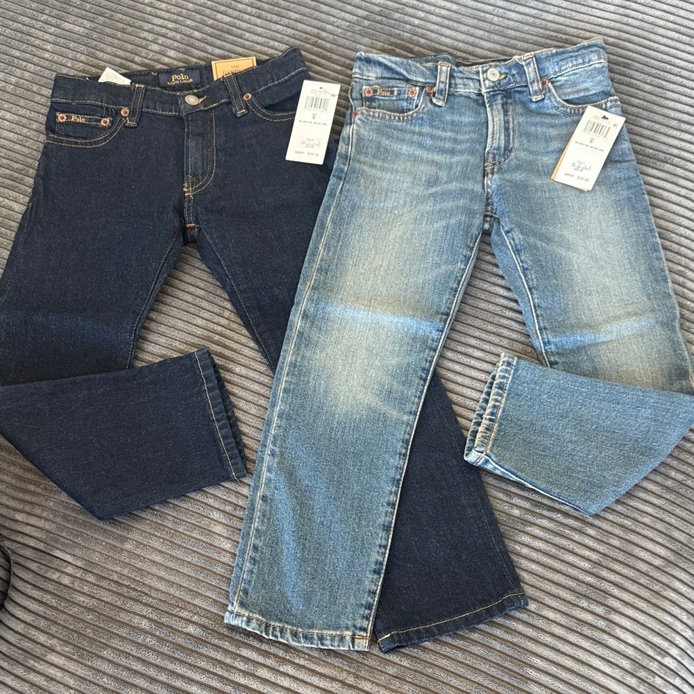 Polo by Ralph Lauren Kids' Dark and Light Blue Jeans